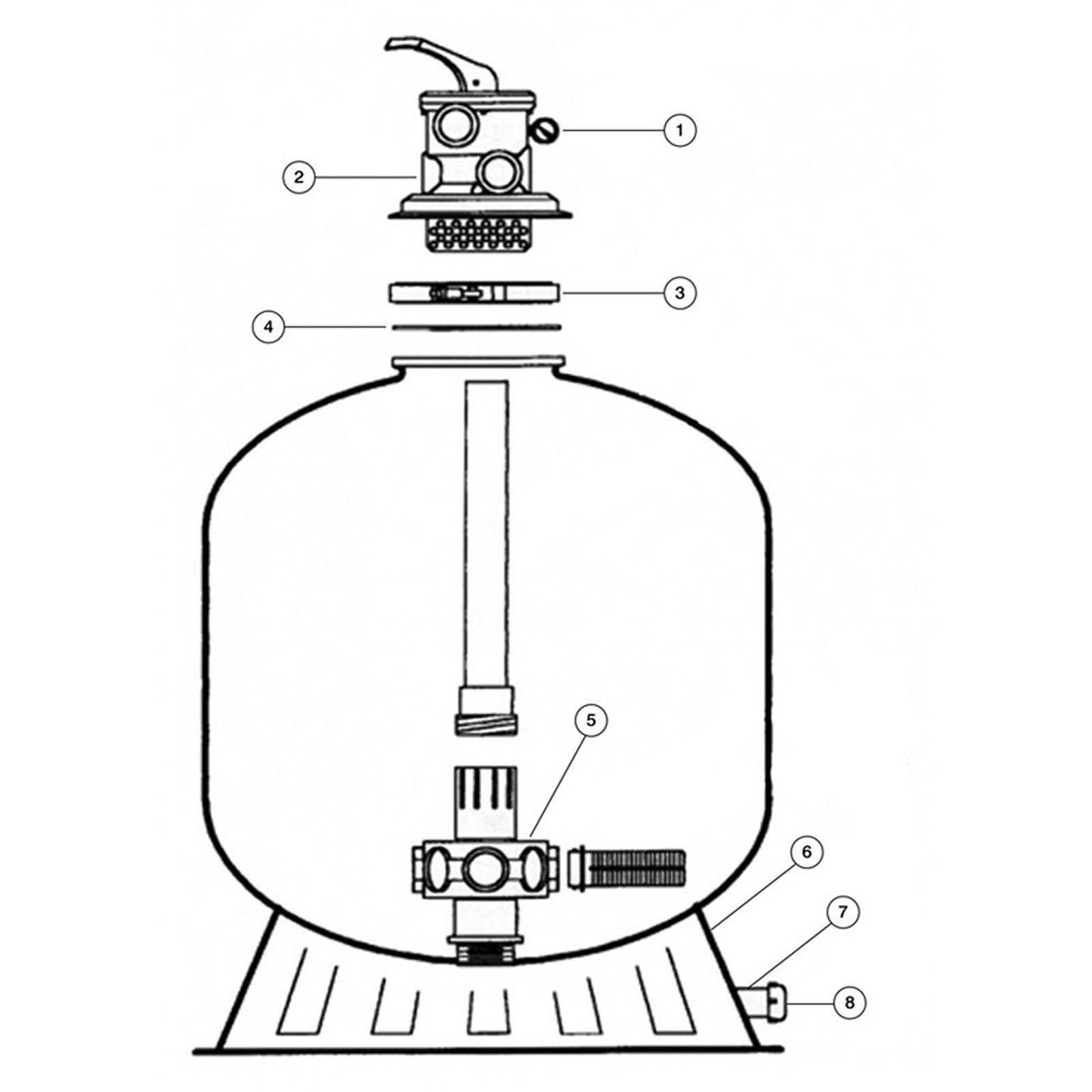 Sand Filter, Waterco/Baker Hydro Baker II