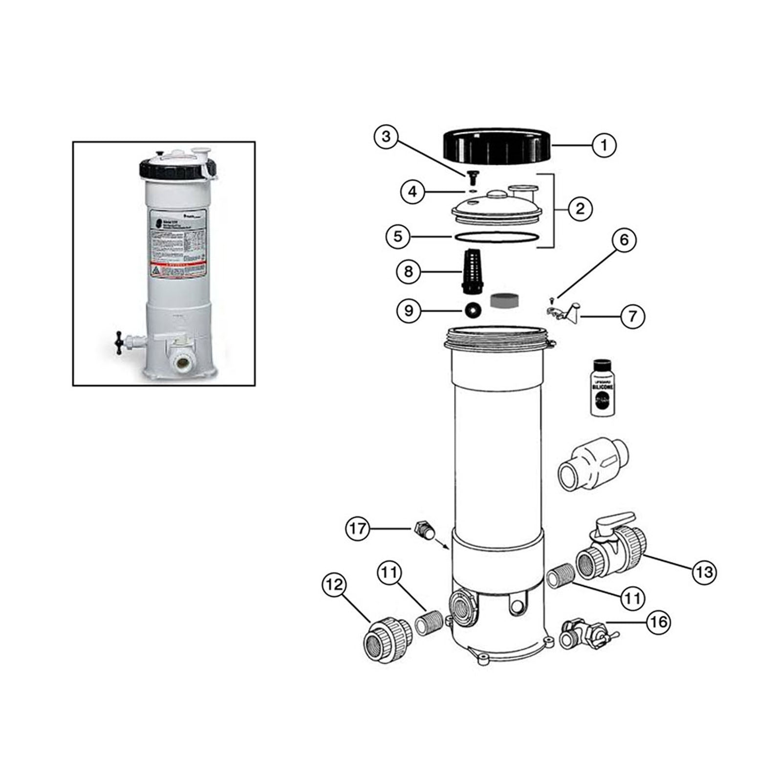 Pentair High Capacity Automatic Feeder, HC-3315/3330/3340