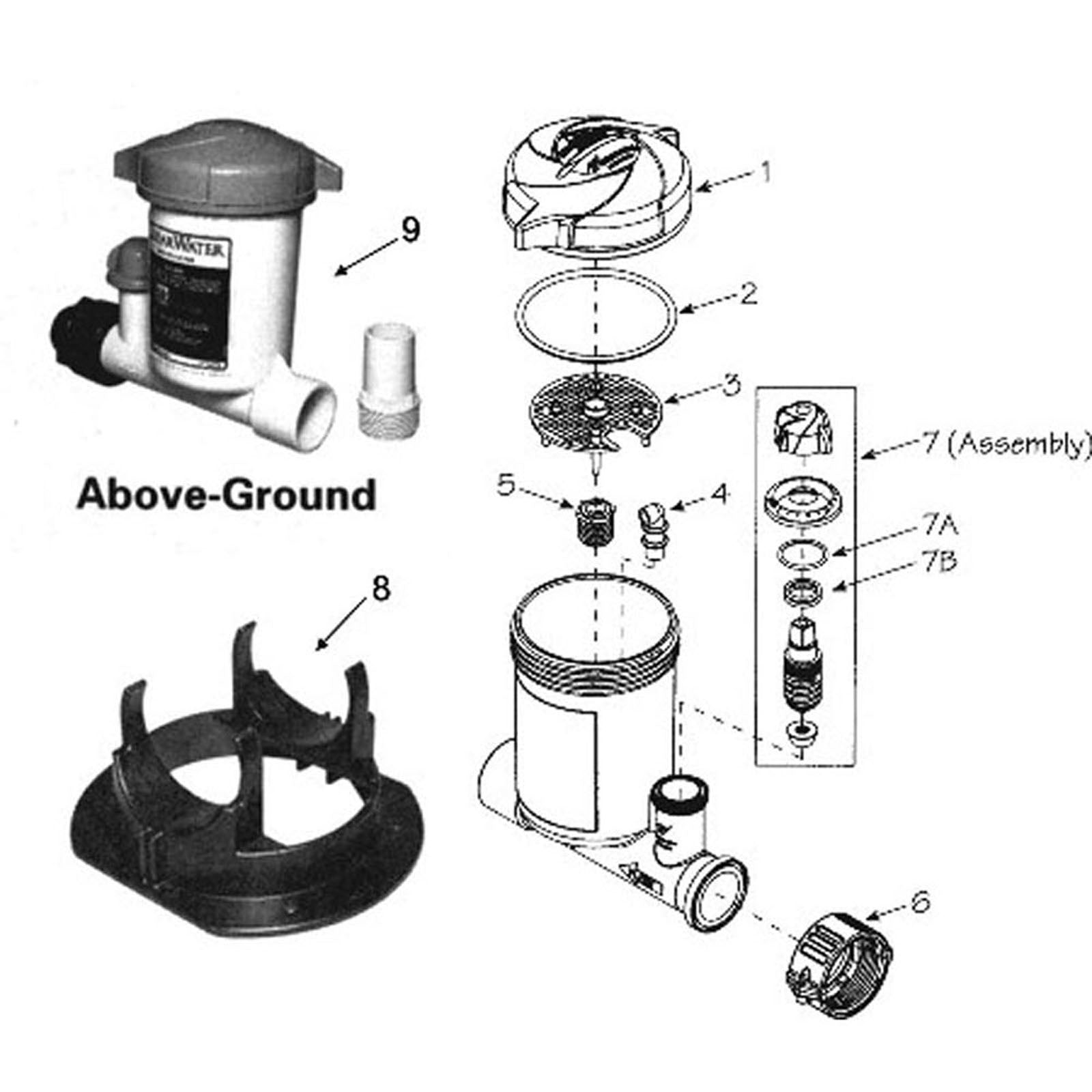 Waterway Above-Ground In-line Chlorinator