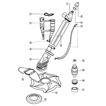 Pentair Kreepy Krauly Cleaner 2000, Ser # KK0700001+