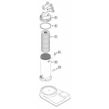 Cartridge Filter, StaRite PRC ABG Filter, Prior to 2009