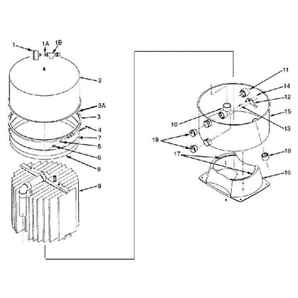 DE Filter, StaRite/Swimquip, DES Vertical DES25-01-DES60-01