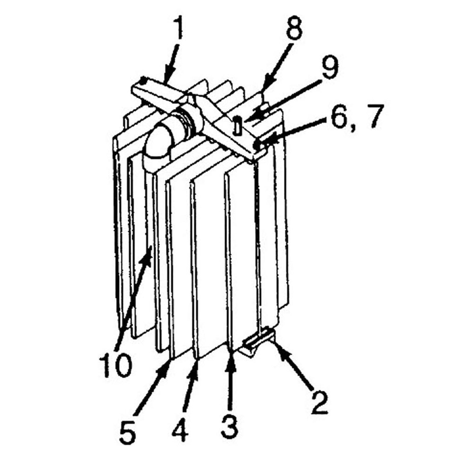 DE Grid Assy, StaRite, DES25, DES25-01, DES25-01B