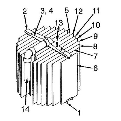 DE Grid Assy, StaRite, DES60, DES60-01, DES60-01B