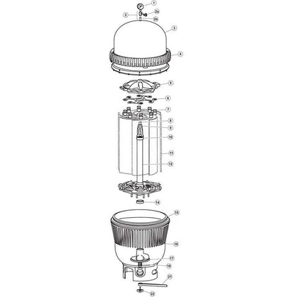 DE Filter, Jacuzzi, Earthworks EW36, EW48, EW60, EW72