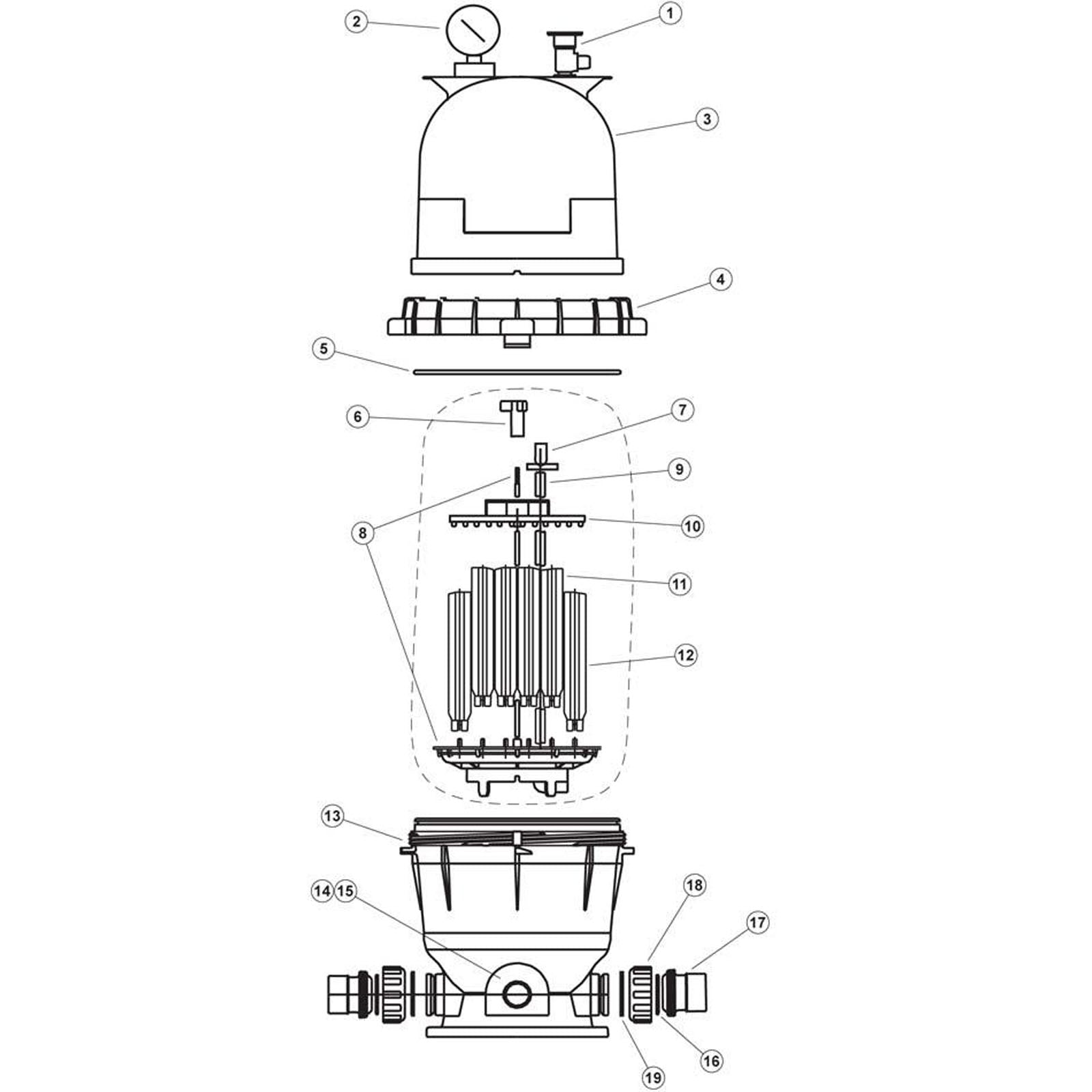 DE Filter, Pentair/American Products, Warrior