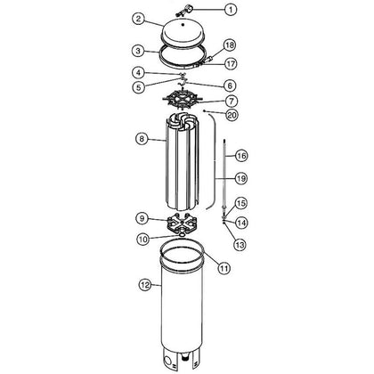 DE Filter, Pentair/Purex, 800 Series