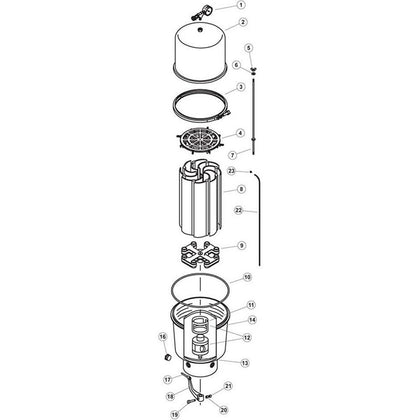 DE Filter, Pentair/Purex, SM/SMBW 4000, 4024-4060