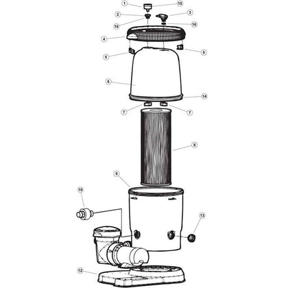 Cartridge Filter, Hayward, XStream Filtration Series