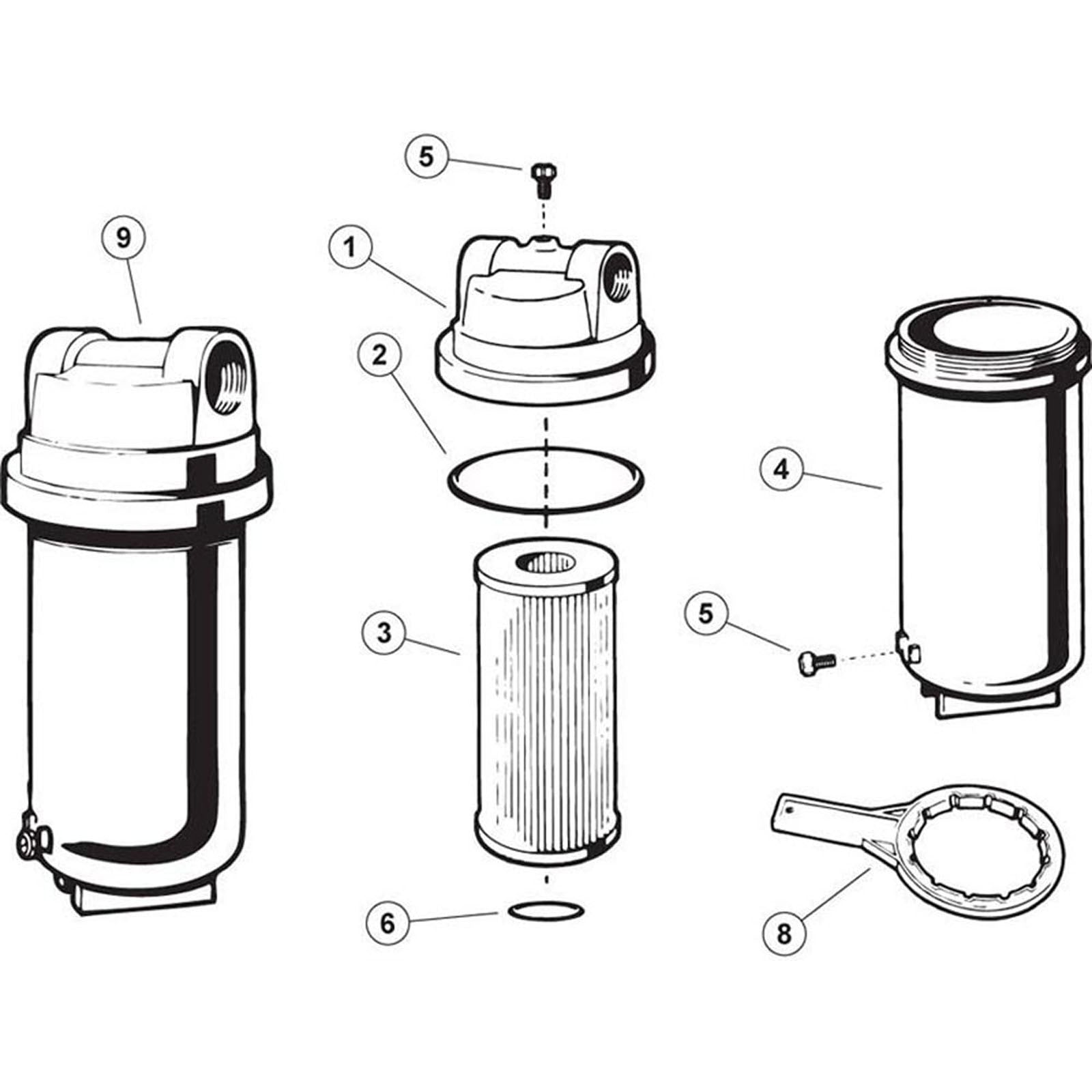 Cartridge Filter, Hayward Micro StarClear, C120/C200/C225