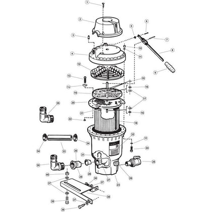 DE Filter, Hayward Perflex Extended-cycle EC60 Series II