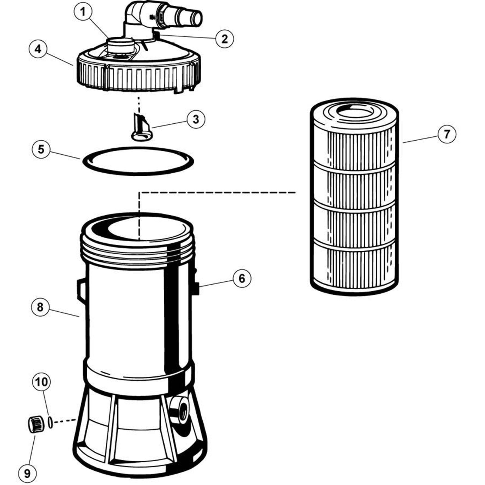 Cartridge Filter, Hayward, Easy-Clear - C400, C550