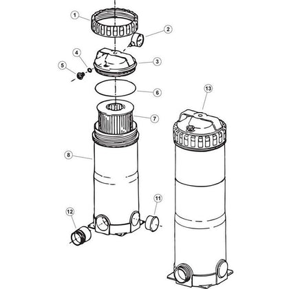 Pressure Filter, Sonfarrel/Martec, TL Series Above Ground