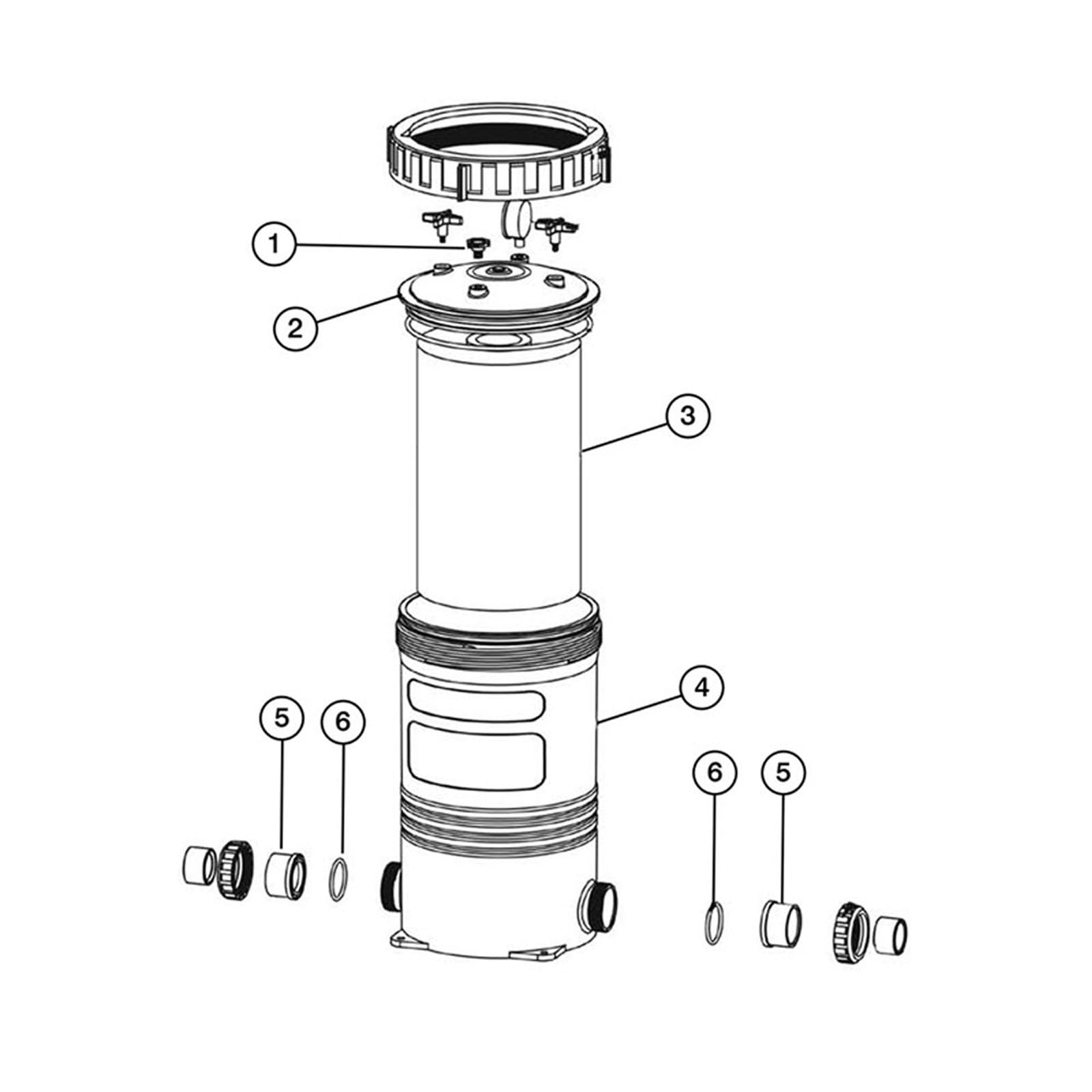 Cartridge Filter, Waterco Opal, Replacement Parts