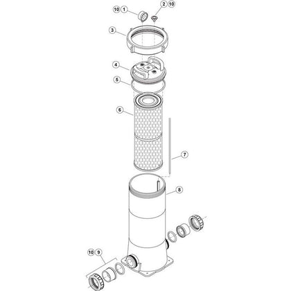 Cartridge Filter, Zodiac Jandy, CT50, CT75, CT100