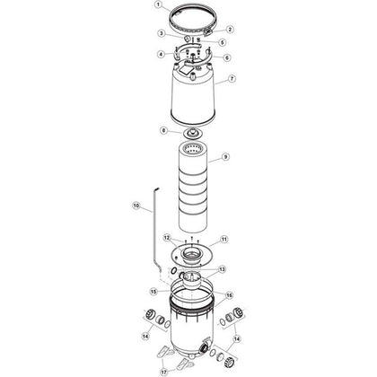 Cartridge Filter, Zodiac Jandy, CJ200, CJ250