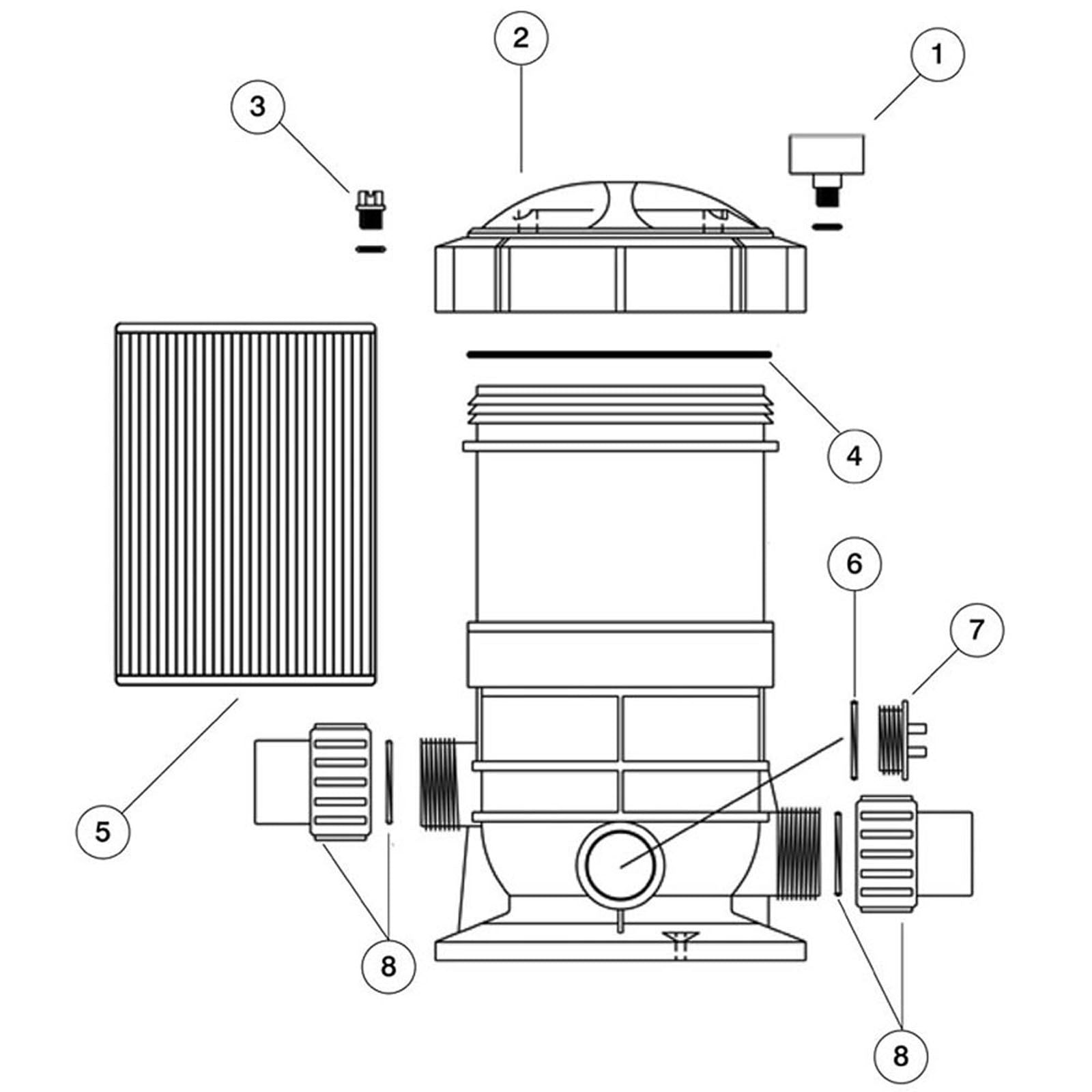 Cartridge Filter, Speck Model ACF