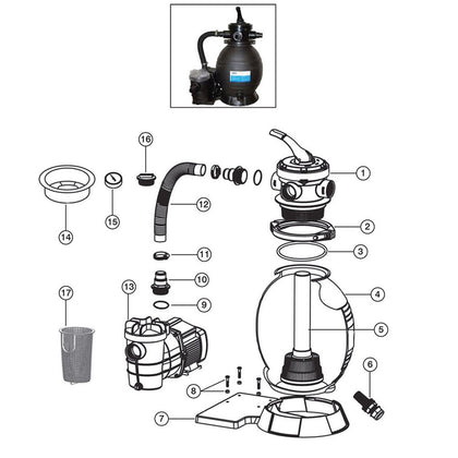 AquaPro Systems AL50 Sand Filter System