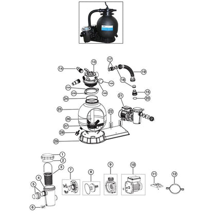 AquaPro Systems AL75 Sand Filter System