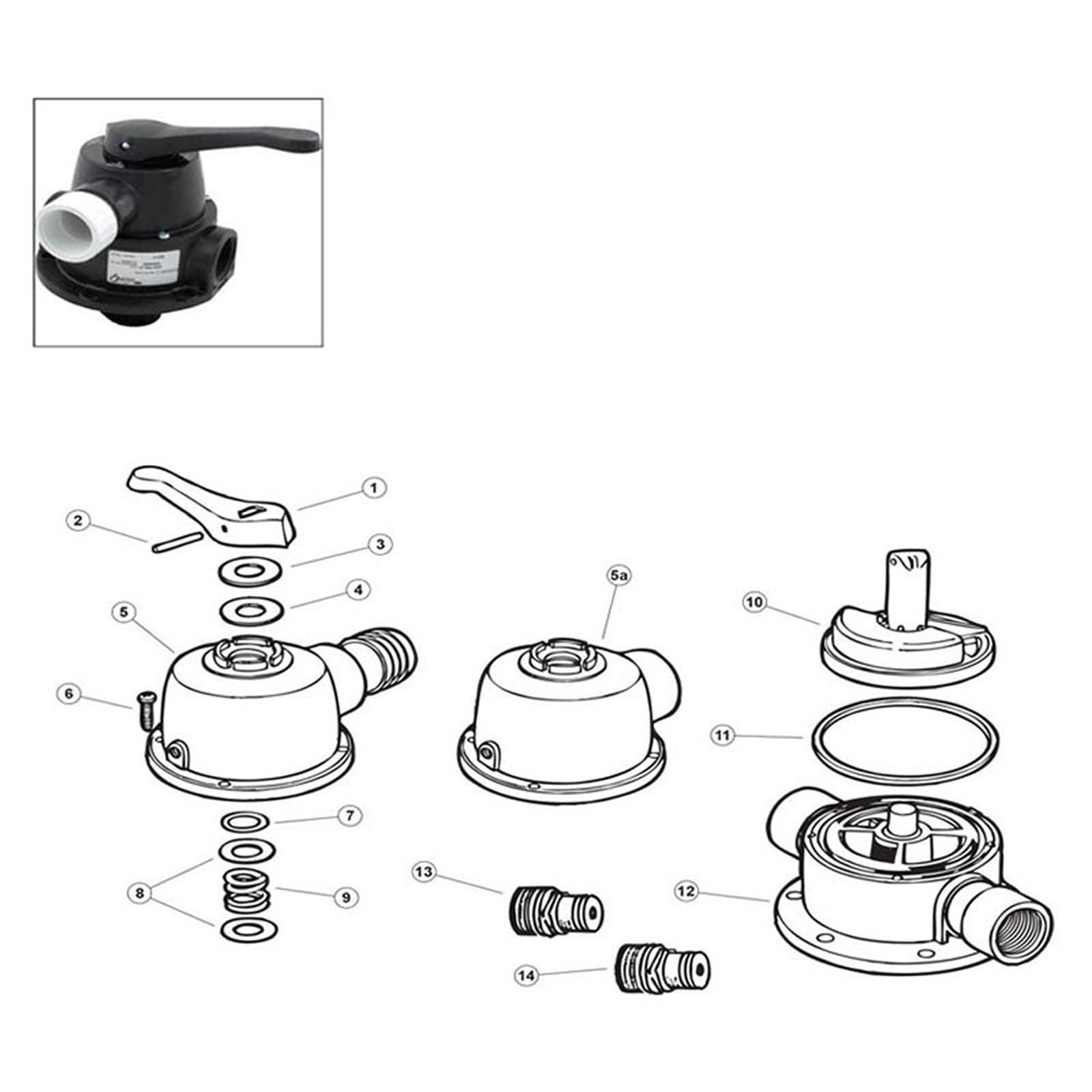 Jacuzzi DV4 Dial Valve