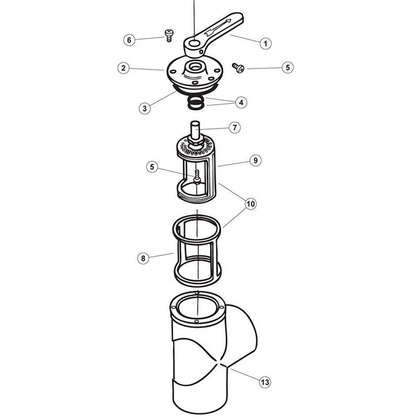 Pentair Ortega 2 Port 90 Deg CPVC Valve