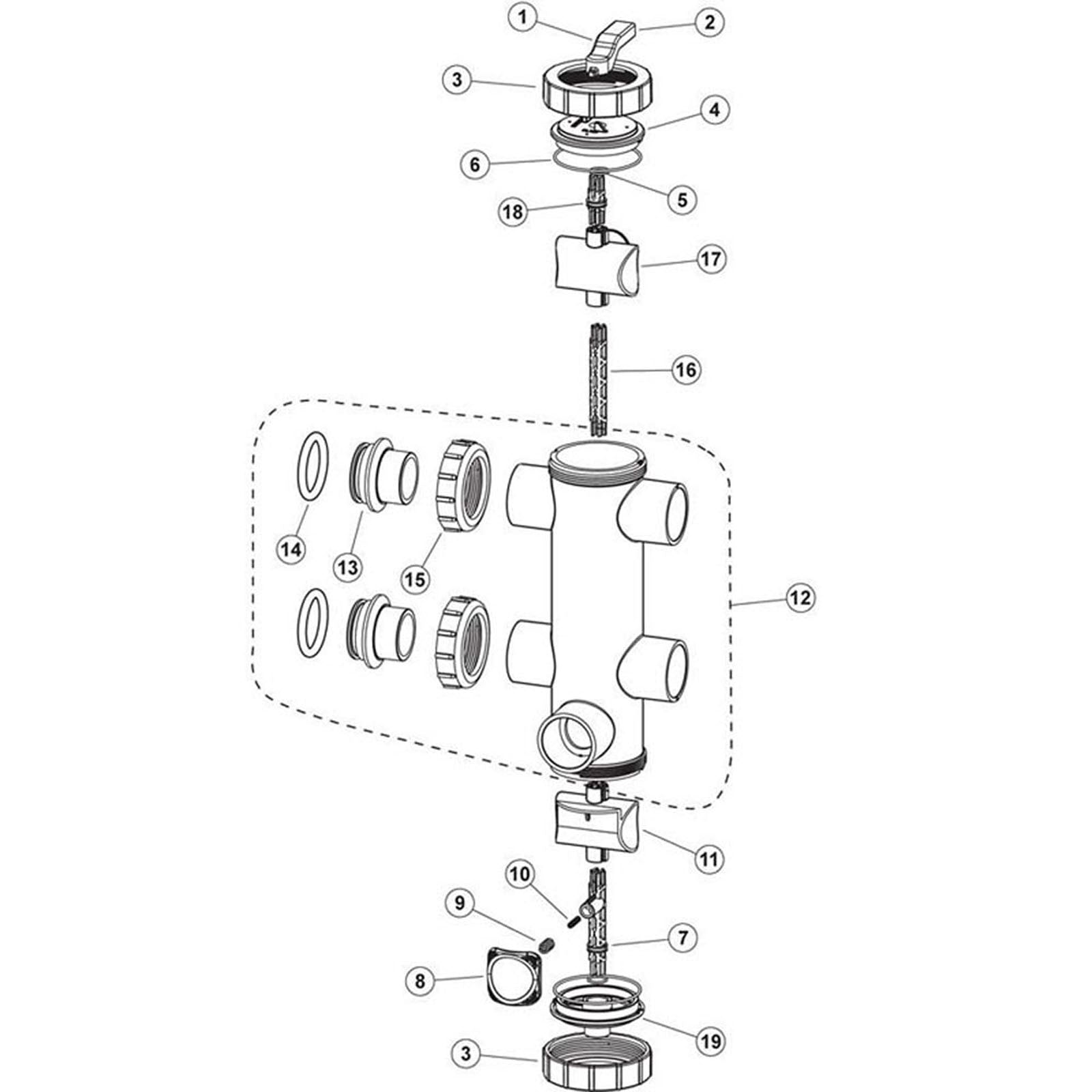 Pentair PacFab Full-Flow Valves D.E.