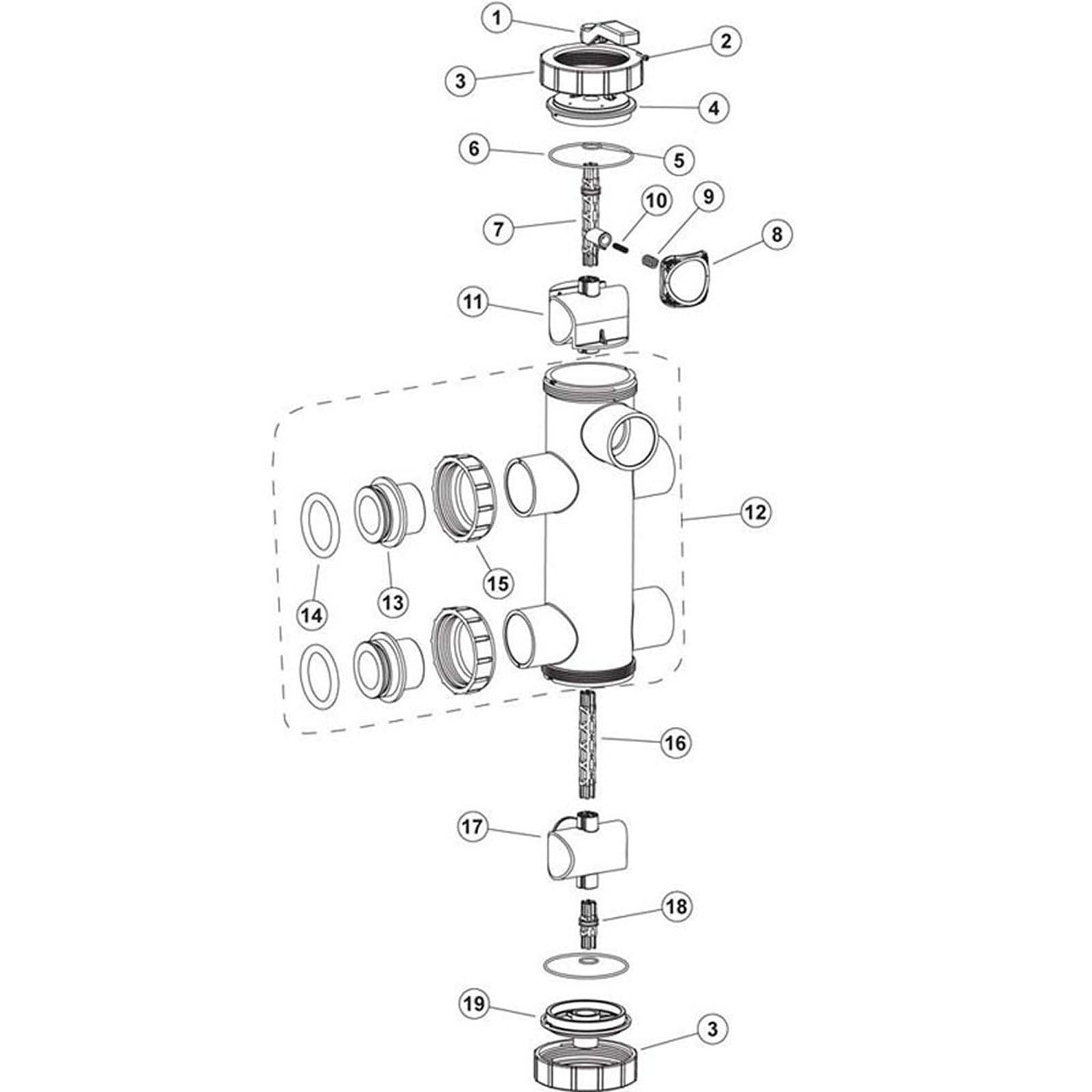 Pentair PacFab Full-Flow Valves Sand