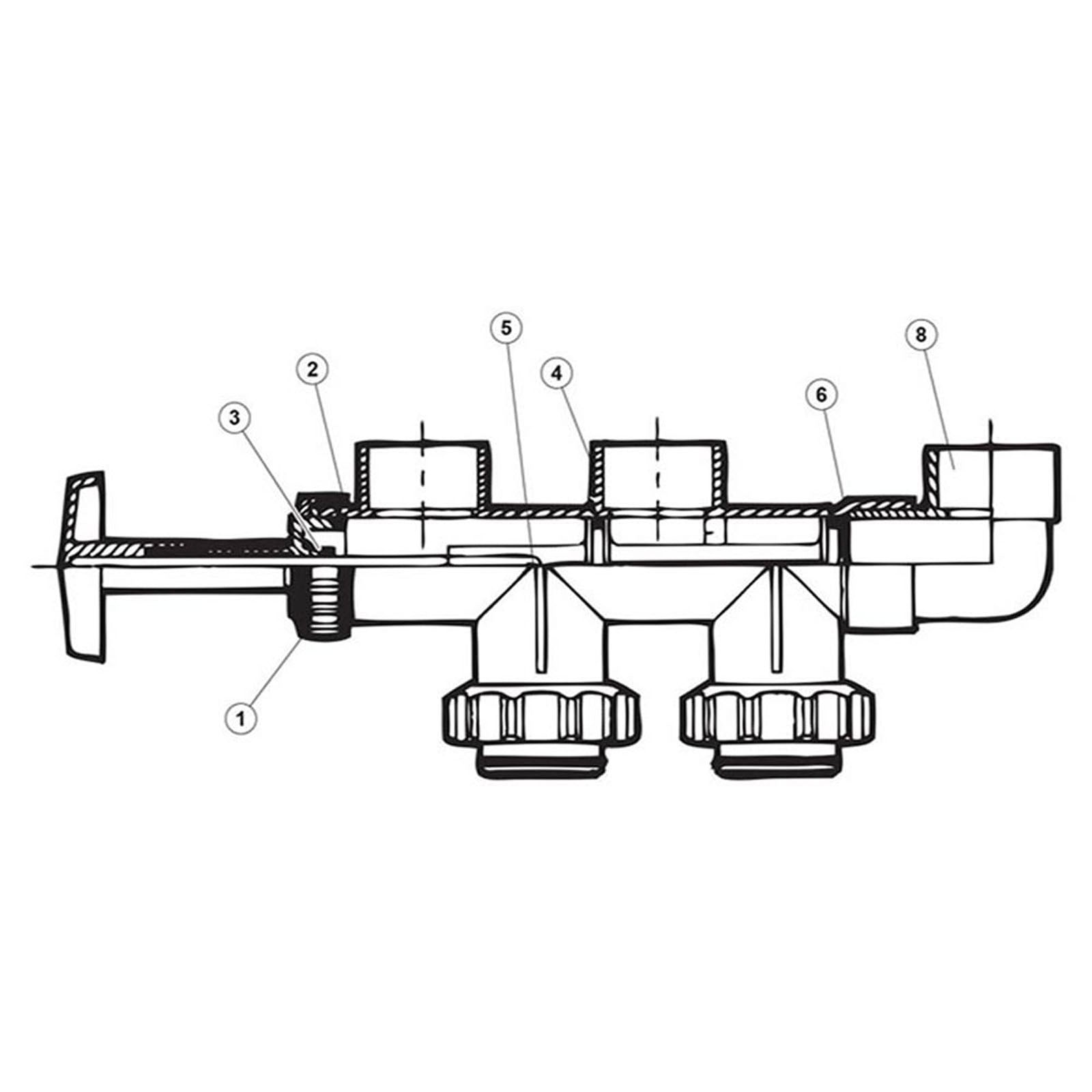 Hayward SP0410X Series Slide Valve