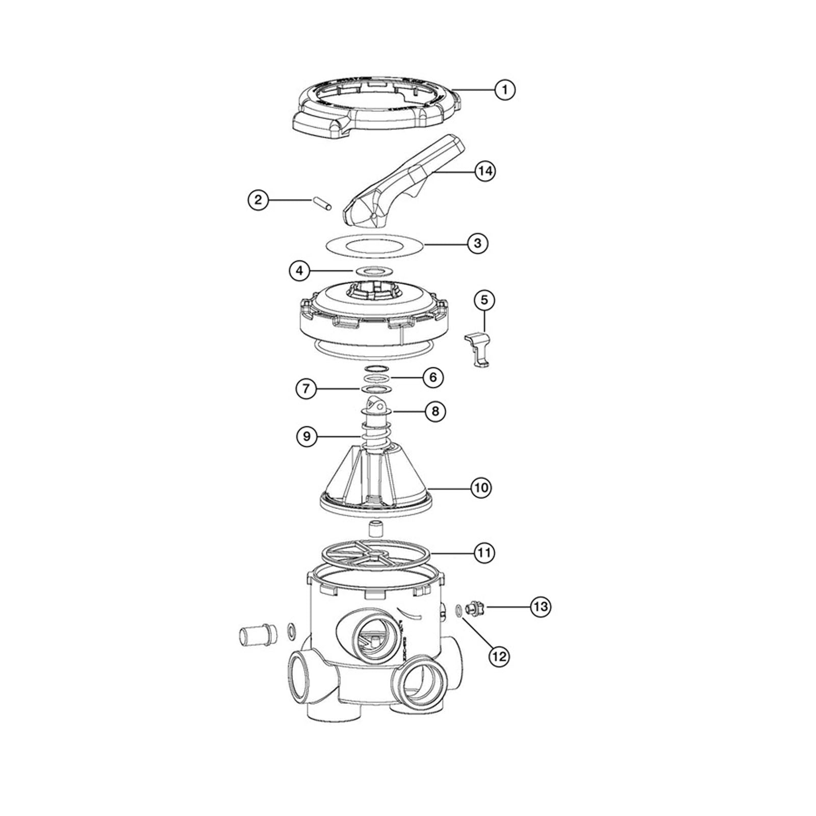 Astral Side Mount MPV 2", Universal, w/o Plumbing