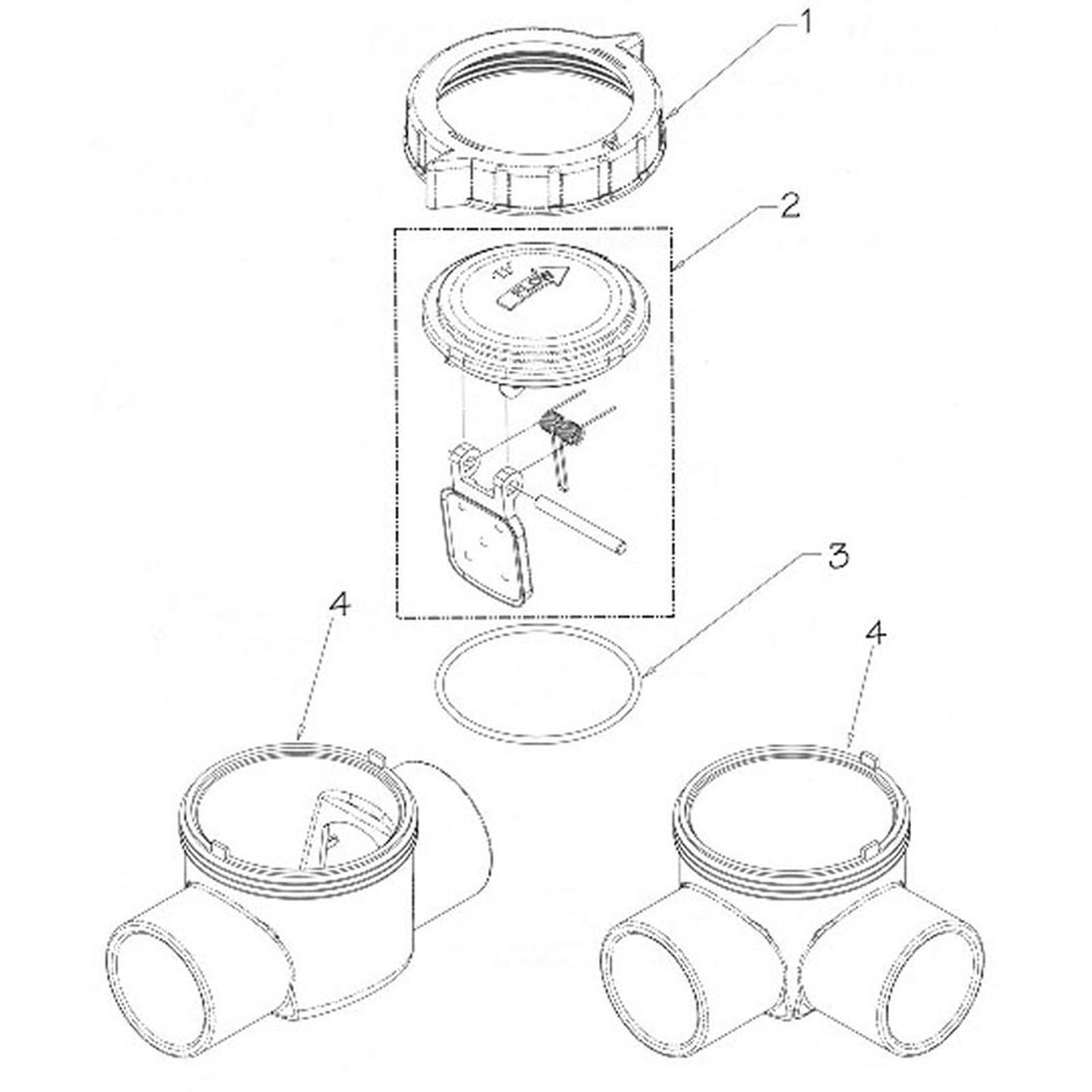 Check Valve, Waterway Serviceable