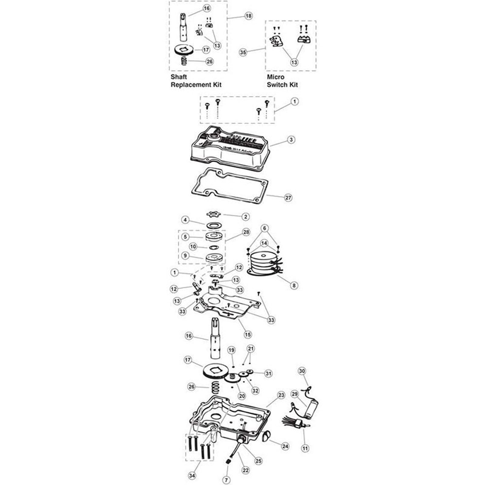 Waterpik Jandy Valve Actuator