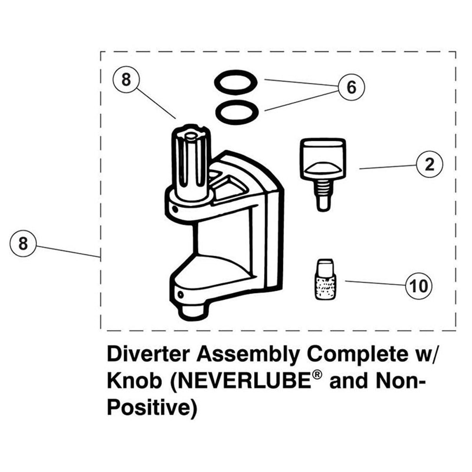 Waterpik Jandy NeverLube 2 Way 90 deg Valve