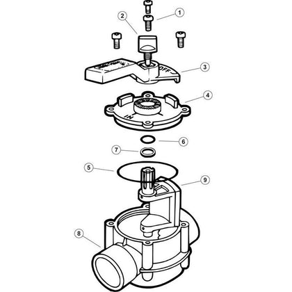 Waterpik Jandy Space Saver 2 Port Valve