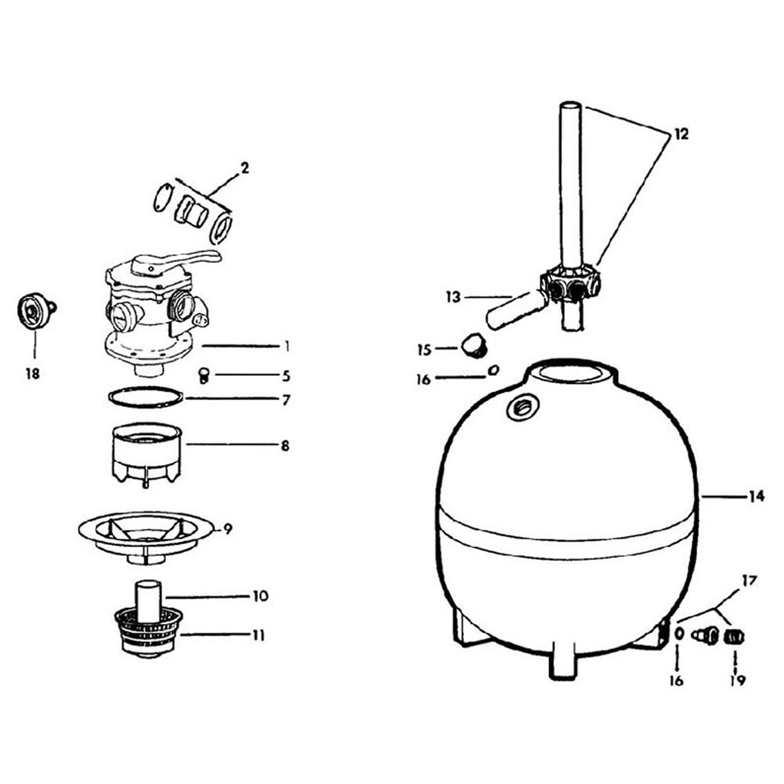 Sand Filter, Jacuzzi, RMST-24