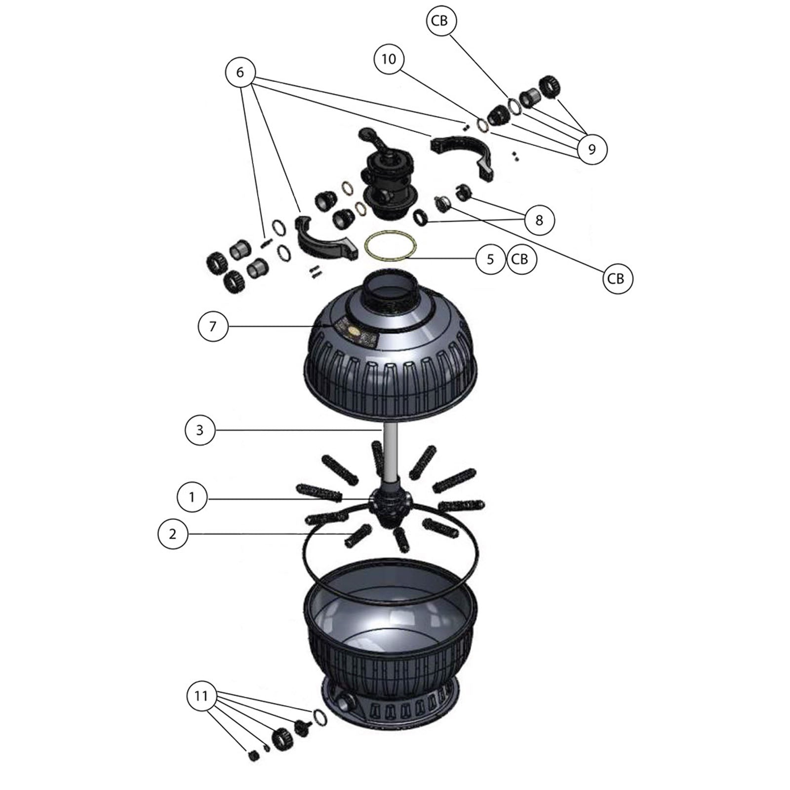 Jacuzzi J-SF24 Sand Filter