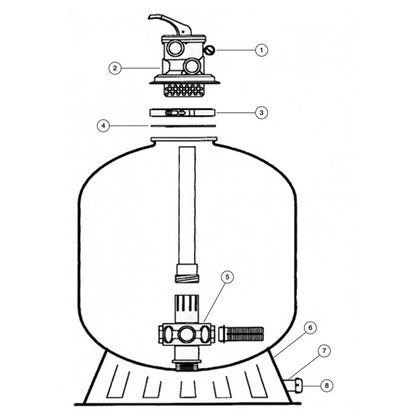 Sand Filter, Waterco/Baker Hydro Baker II