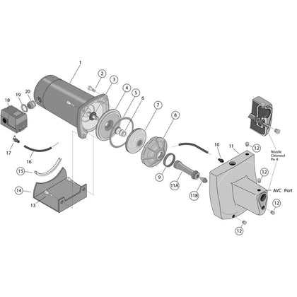 Pentair Berkeley Well Pump RPL Parts, 5SN, 7SN, 10SN, 15SN