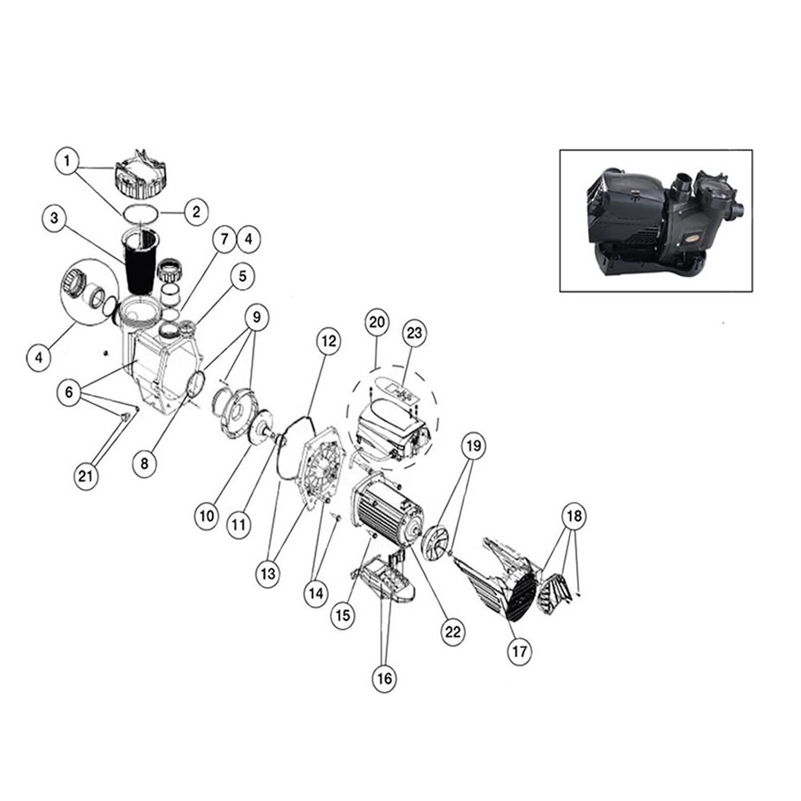 Jacuzzi J-VSP150 Variable Speed Pump