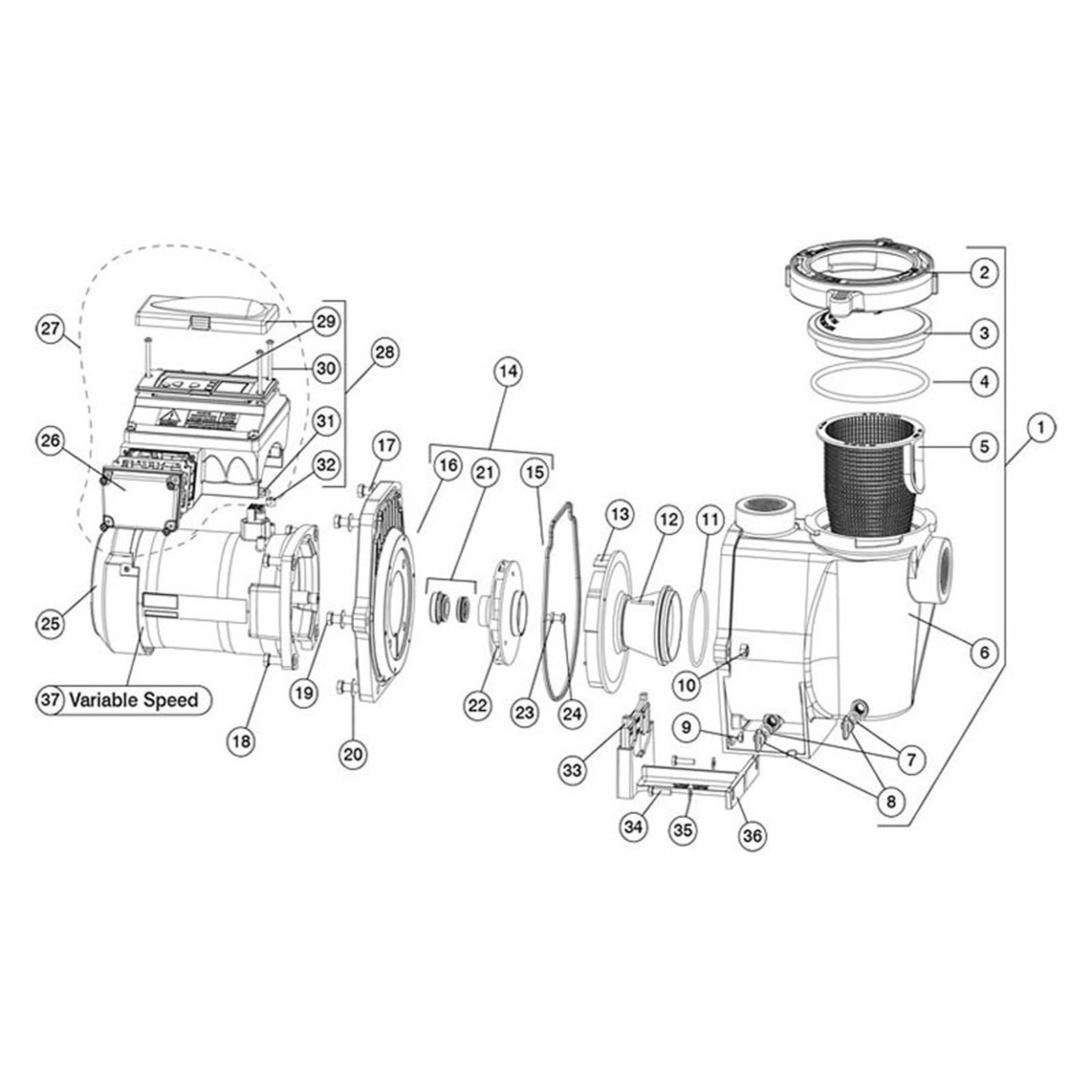 Pentair Purex IntelliFlo® VF High Performance Pump