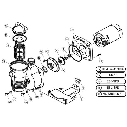 Pentair PacFab Pinnacle High Flow Pump