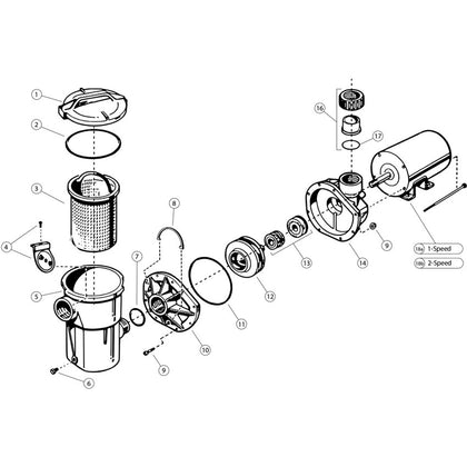 Hayward SP1580 Series Power-Flo LX Pump