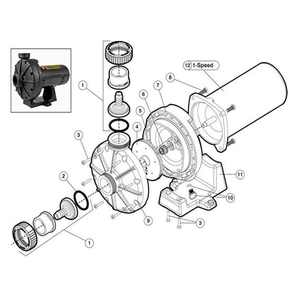 Hayward Booster Pump Model 6060