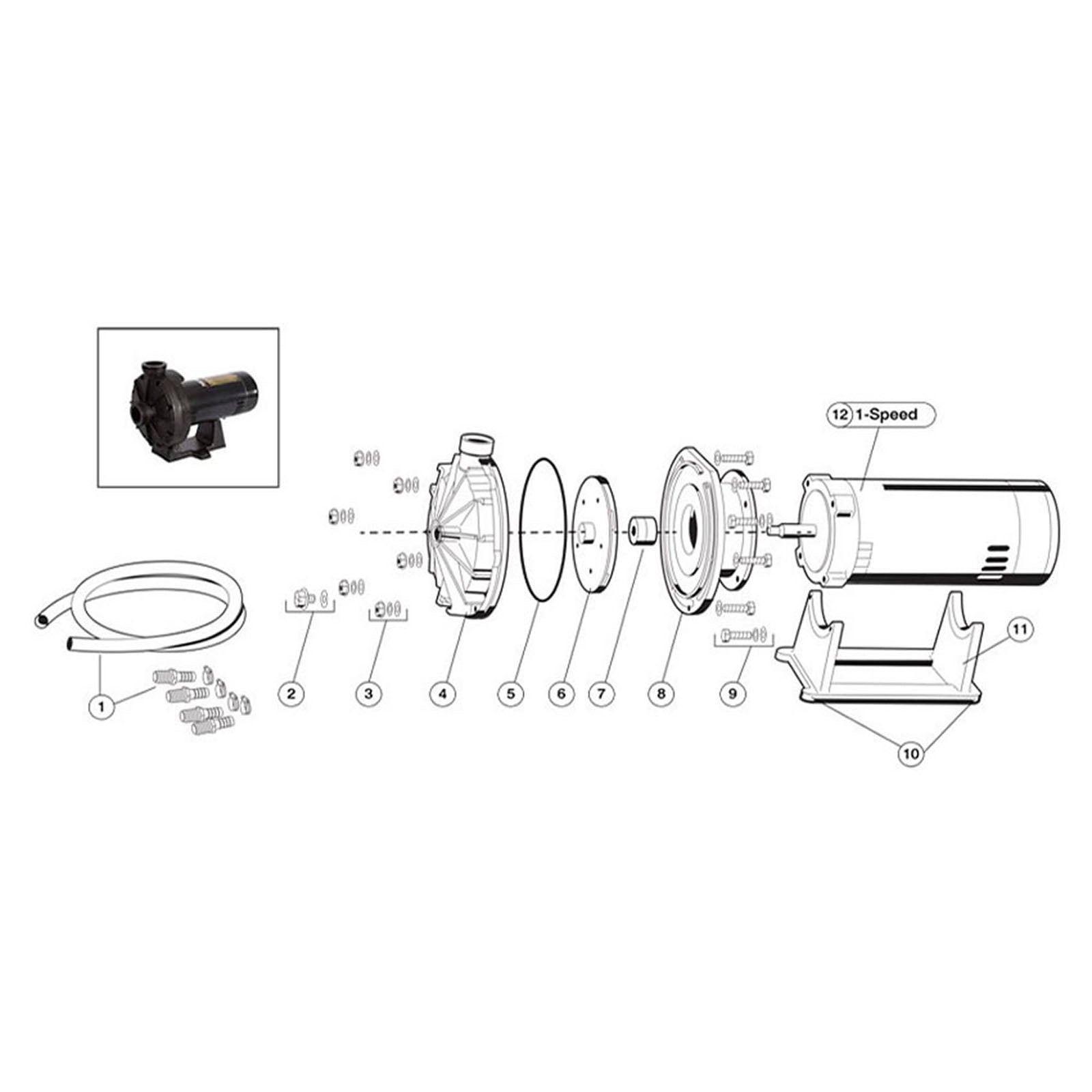 Hayward Booster Pump Model 5060