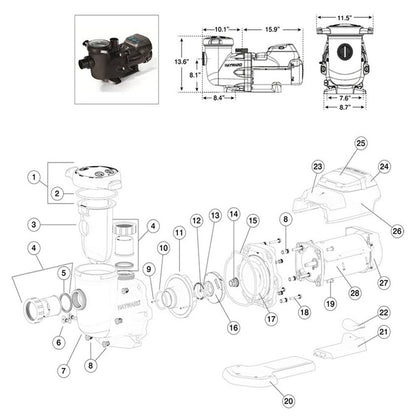 Hayward EcoStar C Commercial Pool Pump