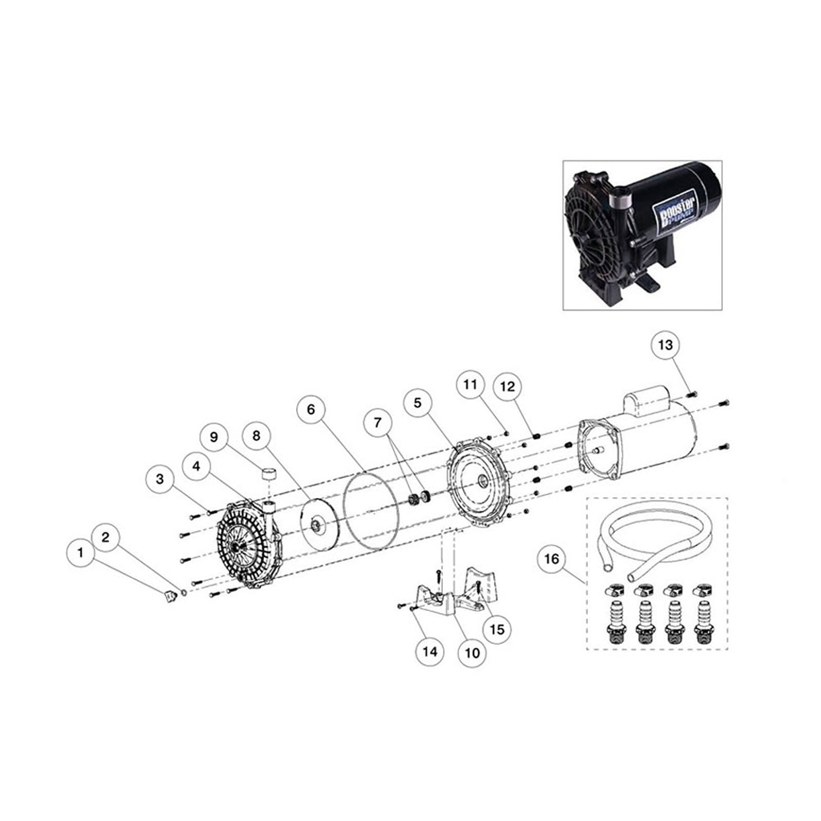 Waterway Universal Booster Pump