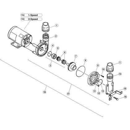 Aqua Flo Flo-Master FMVP Series Vertical Mounted Spa Pump