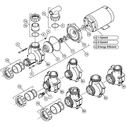 Balboa Vico Ultima Series, Center/Side Discharge, 48 Frame