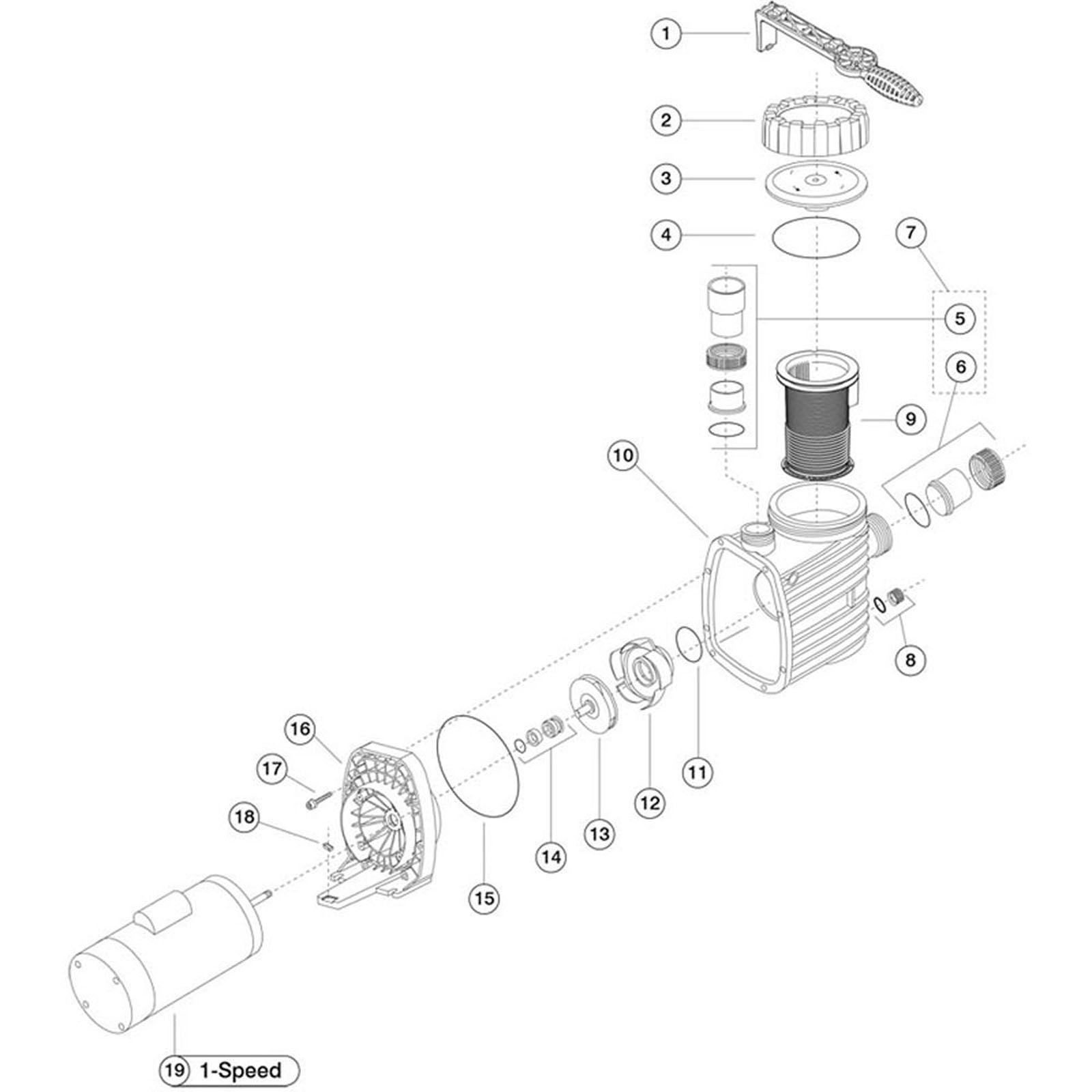 Speck Pumps Model ES90 Inground Pool Pump