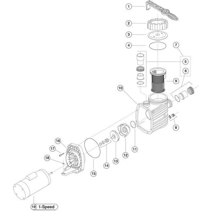 Speck Pumps Model ES90 Inground Pool Pump