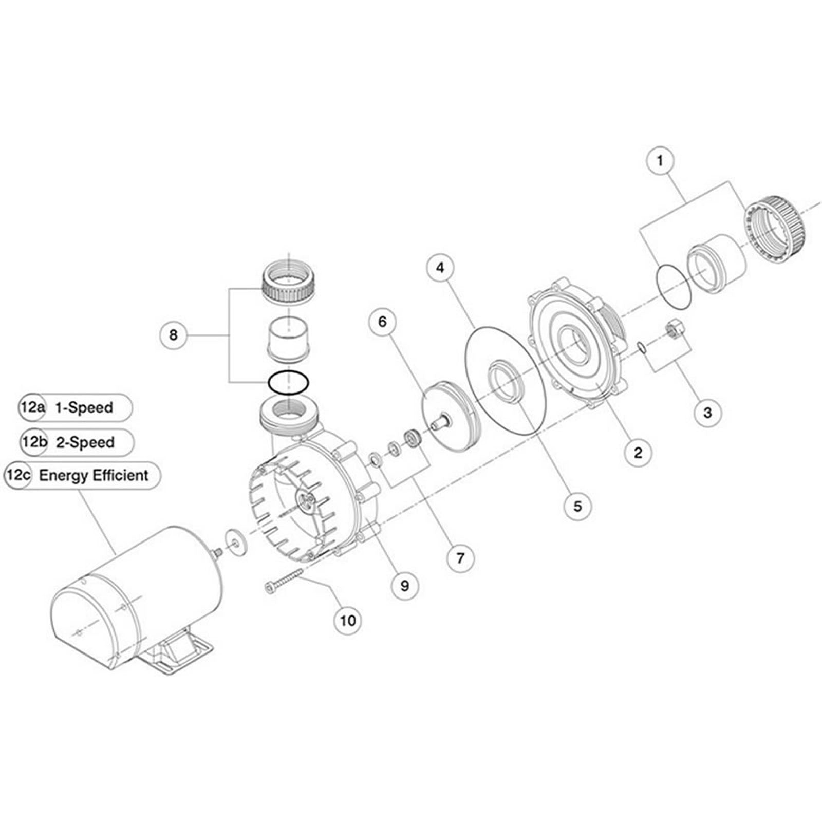 Speck Pumps Model E75, Spa Pump